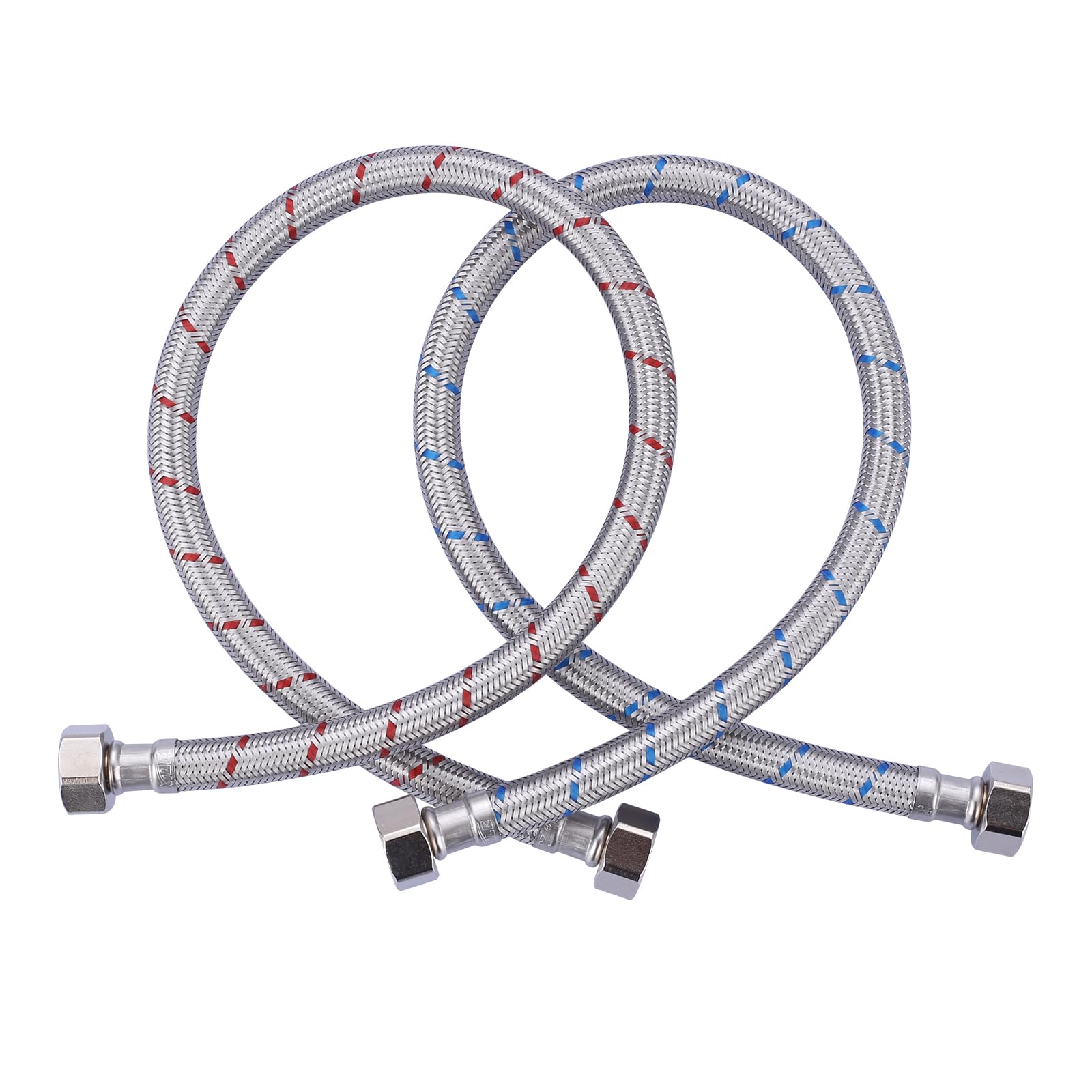 LeakLock Pro™ Adjustable Faucet Connector Hose (Burst-Resistant, Universal Fit)