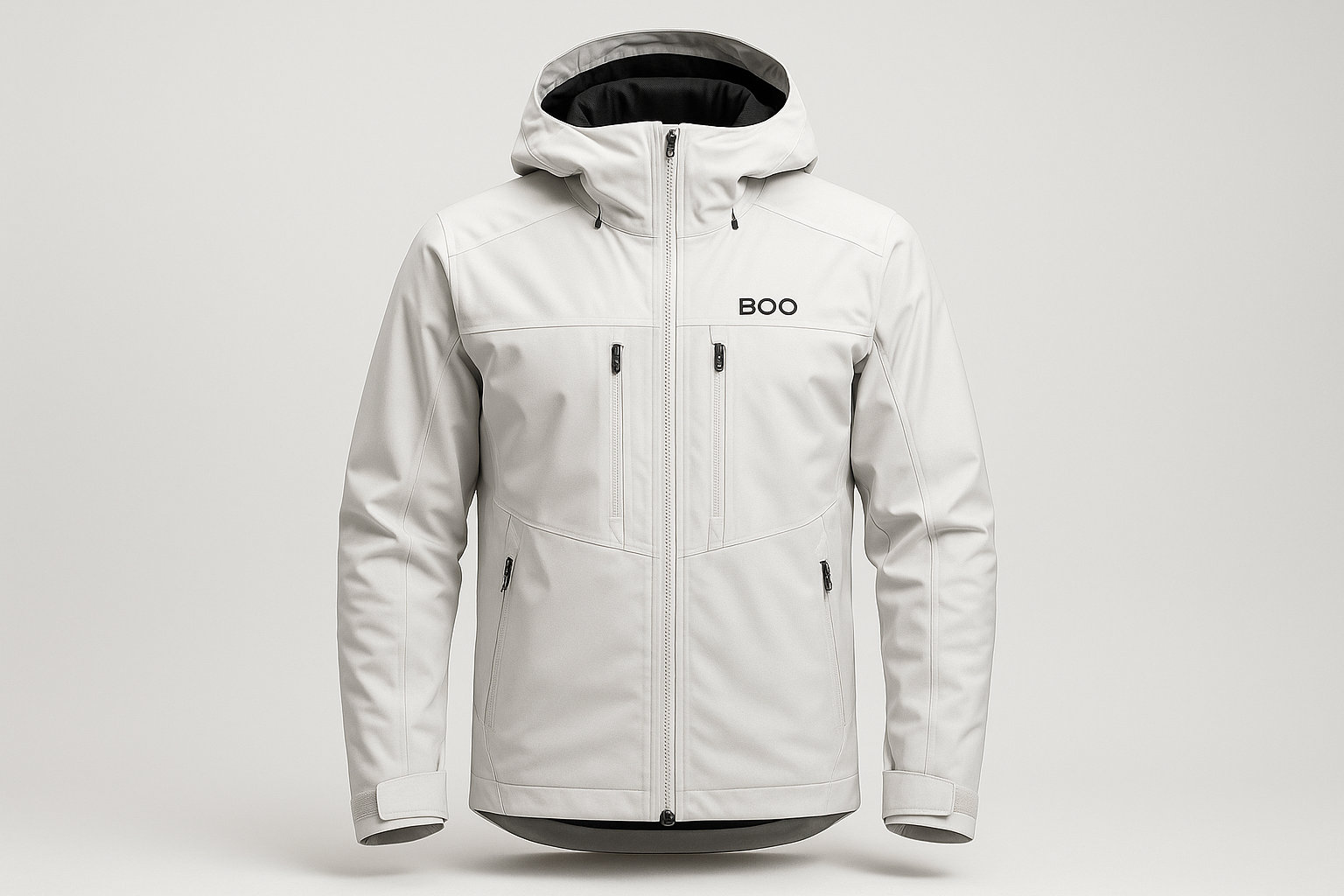 The BOO JACKET combines advanced materials with expert tailoring to provide superior protection and comfort. Designed for durability and style, it offers excellent coverage against the elements while maintaining breathability for all-day wear. Ideal for active individuals seeking both function and refined aesthetics in outerwear. WHITE COLOUR